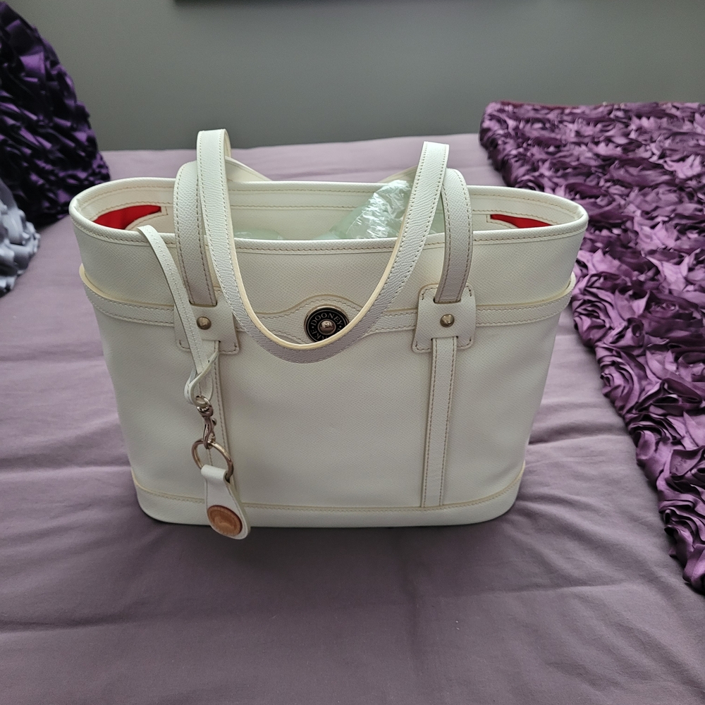 Dooney & Bourke White Tote Bag - Picture 2 of 5
